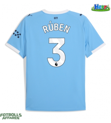 Manchester City Ruben Dias #3 Hemmatröja 2025-26 Kortärmad